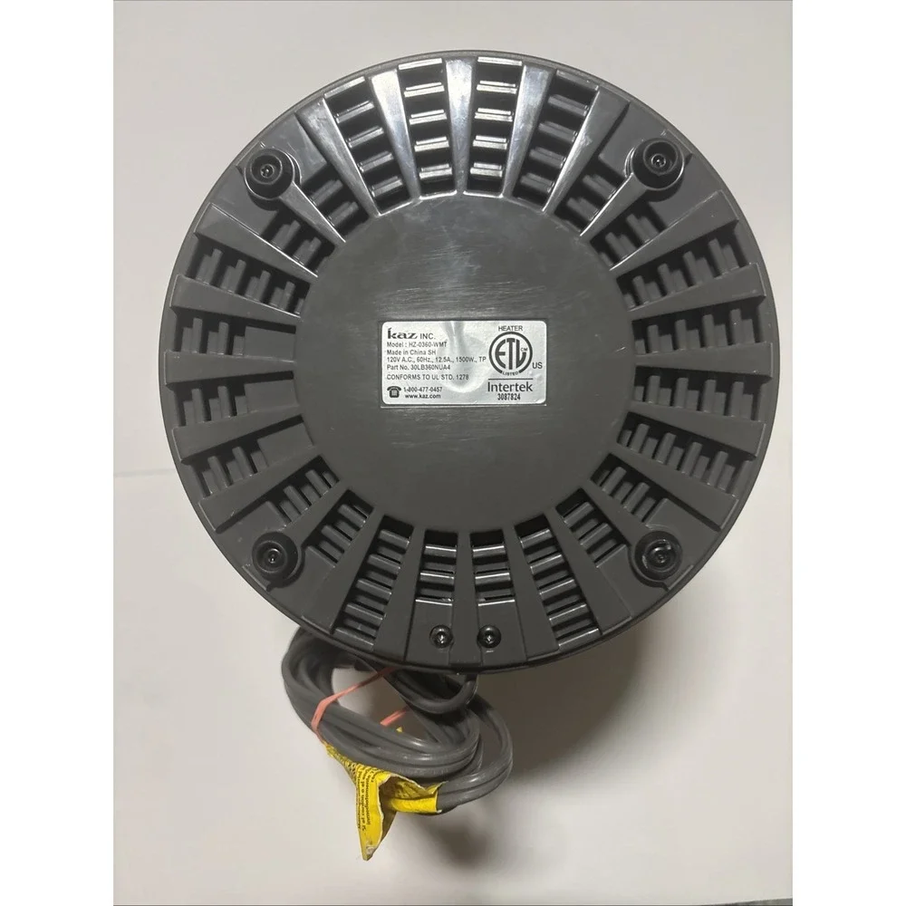 Honeywell HZ-0360-WMT Surround Heat 1500W Ceramic Portable Space Heater Gray EUC